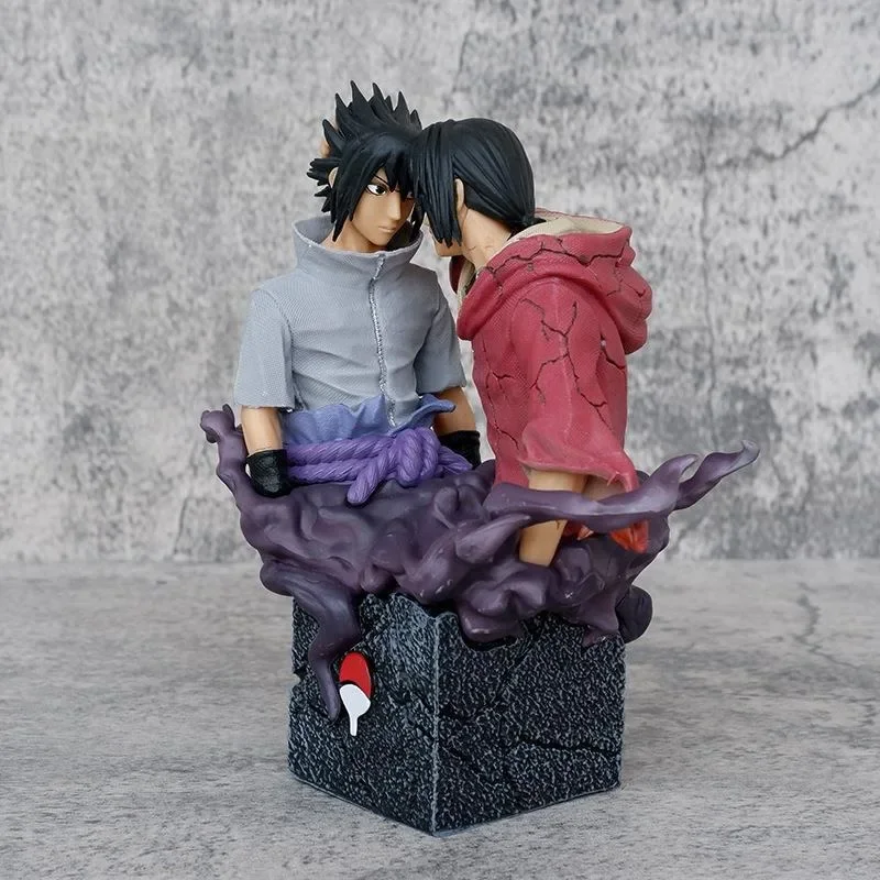 

Naruto Figures Brothers Reconciliation Bust Sasuke Itachi Scene Statue Anime Model Ornaments Wholesale For Children's Gifts