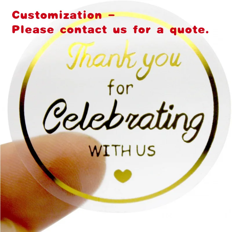 

custom.BOPP Self-adhesive Label Customize Your Private Label Packing Sticker and Labels