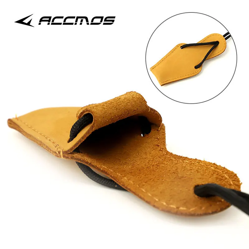 Archery Recurve Bow Stringer Leather Bow String Install Tool PU Bowstring Nylon Rope for Recurve Bow Longbow Archery Accessories