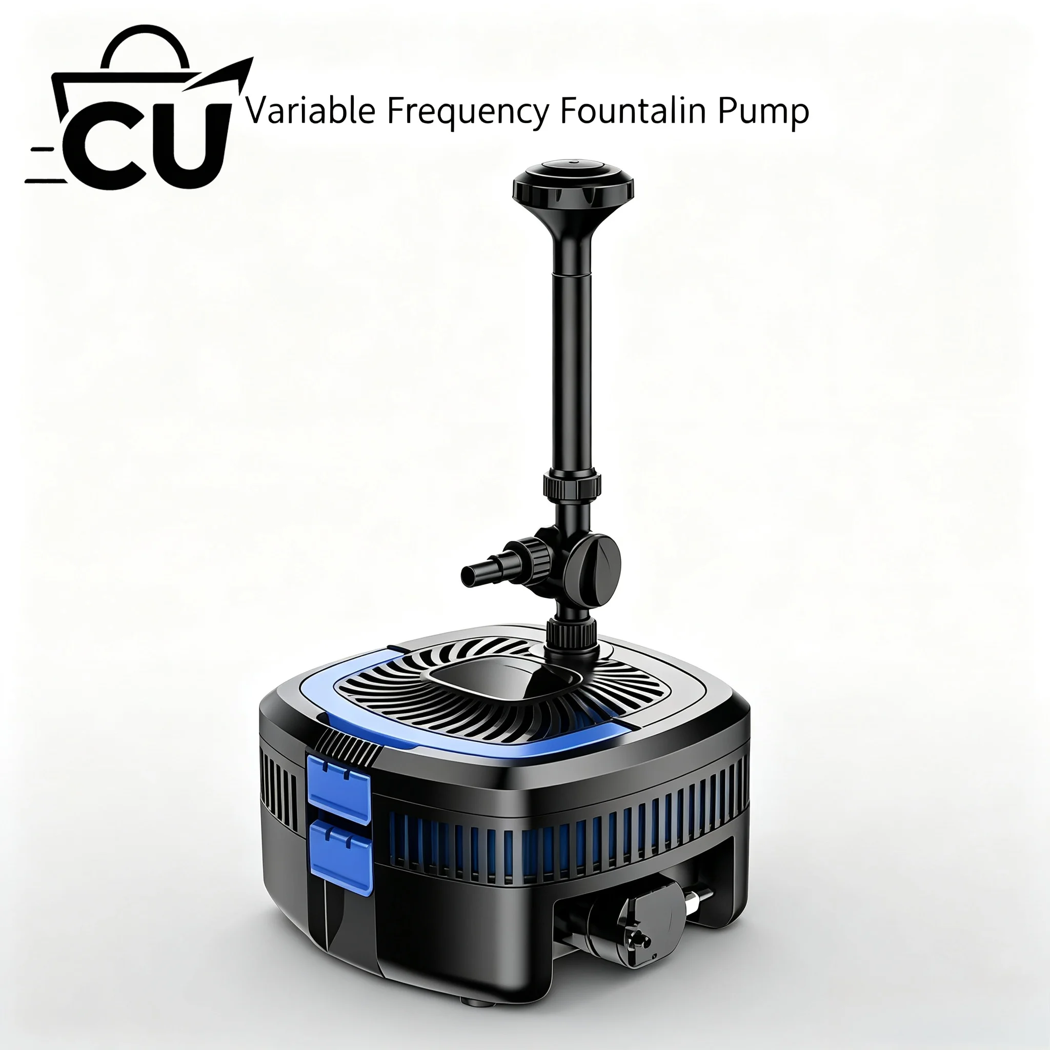 CUF-3800/5800 Large Flow Submersible Water Pump, Fountain Circulation Filter Pump for Fish Tank Pond Landscape Water Cycle