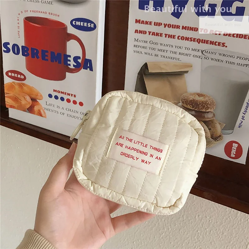 Petit écouteur rouges à lèvres rangement organisateur pochette Mini fermeture éclair femmes maquillage cosmétique sac porte-monnaie portefeuille enseignant cadeaux