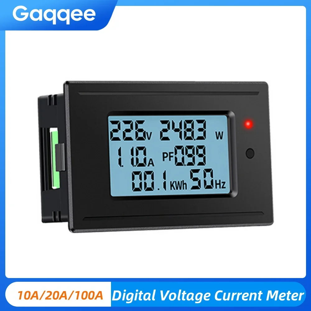Digitale Voltmeter Amperemeter Ac Voltage Current Meter Volt Detector Tester Monitor Panel Power Wattmeter Meter