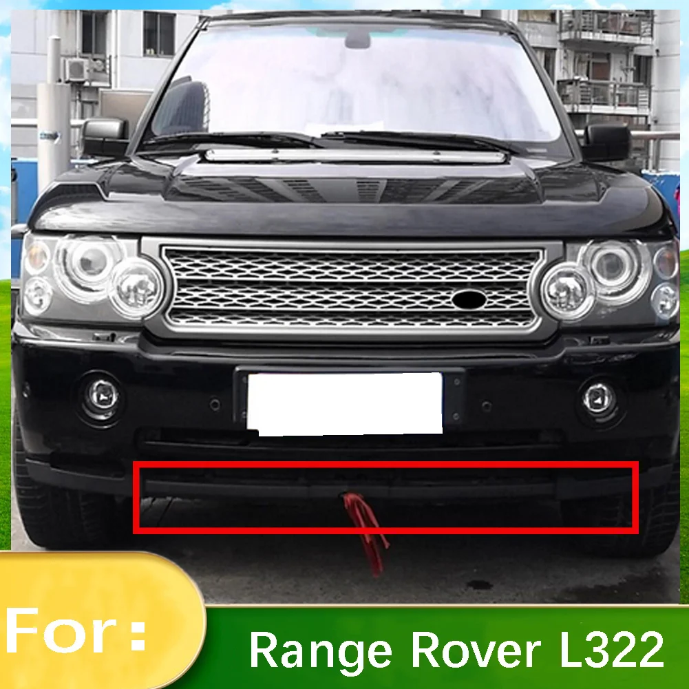 

For Land Rover Range Rover L322 2002-2009 Front Bumper Center Lower Air Deflector Lip Spoiler ABS Car Accessories DXJ500040