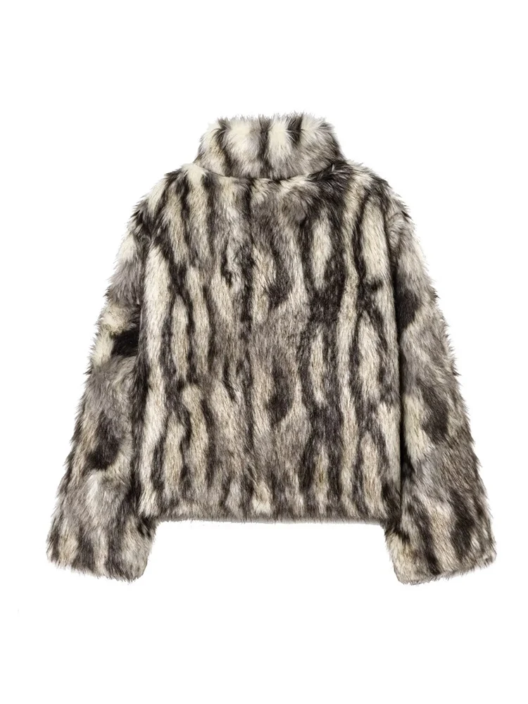 2025年 レディース エレガント フェイクファー ジャケット コート 秋冬 新作 厚手 暖かい ファー付き ショートコート ファッション レディース服 アウターウェア