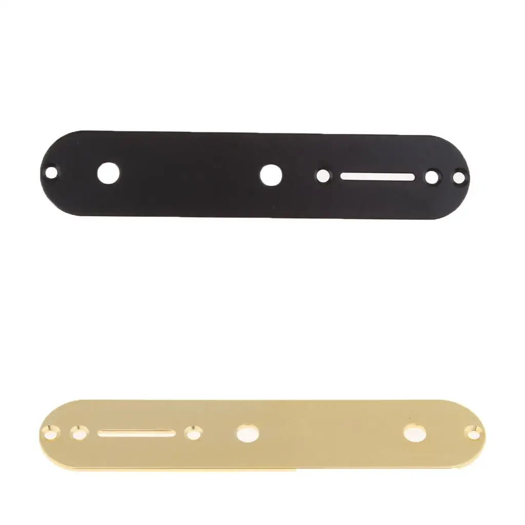 Upgrade Electric Guitar Control Plate 2 Hole Screw Metal Part for Telecaster Musical Accessory