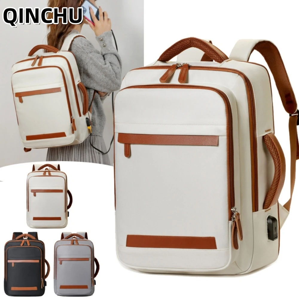 

QINCHU Large-capacity Men's and Women's Casual Backpacks Large-capacity Computer Bag Business Backpack Airplane Cabin Backpack