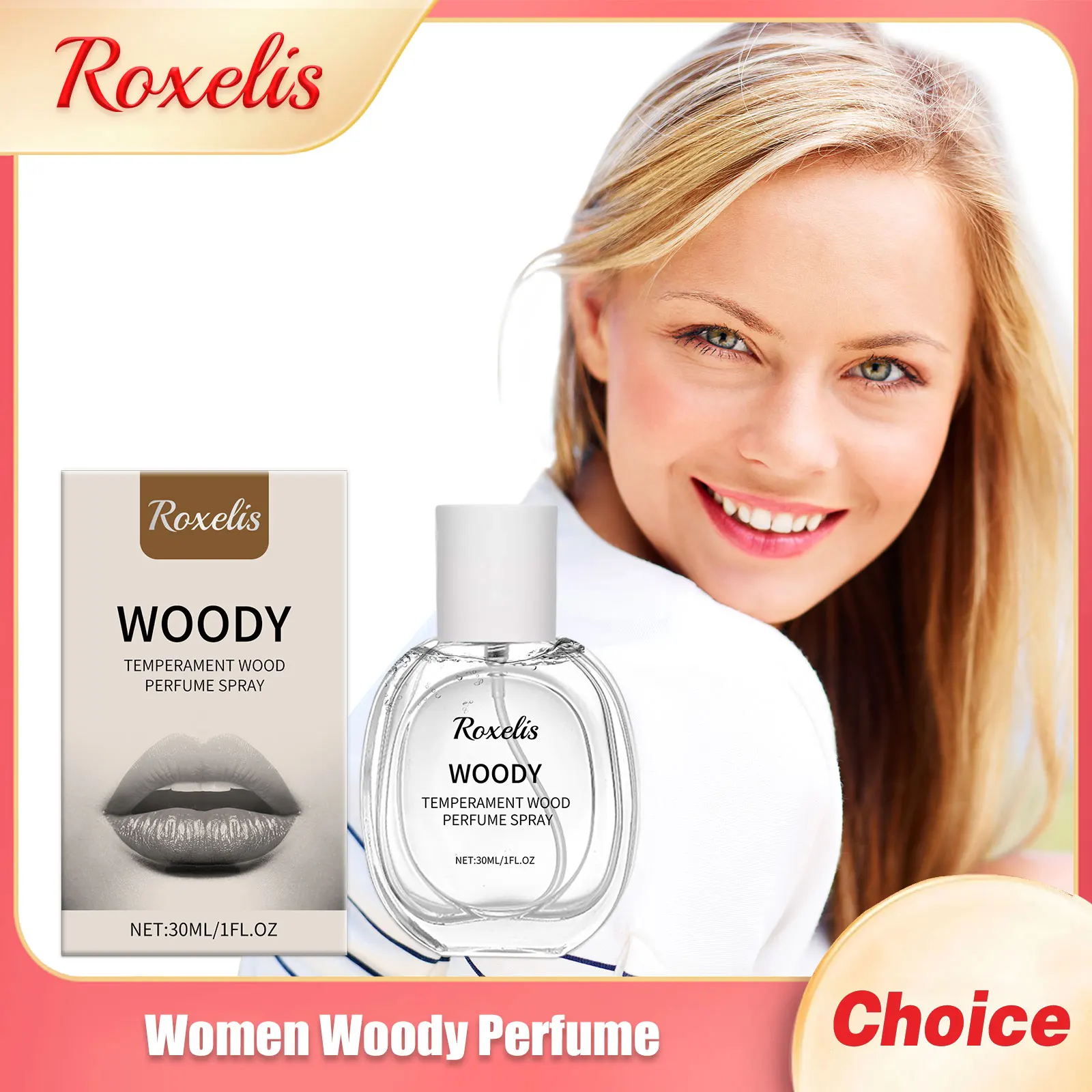 

Roxelis Women Woody Perfume Long Lasting Floral Scent Keep Fresh Dating Flirting All Day Pheromone Body Light Fragrance Perfum