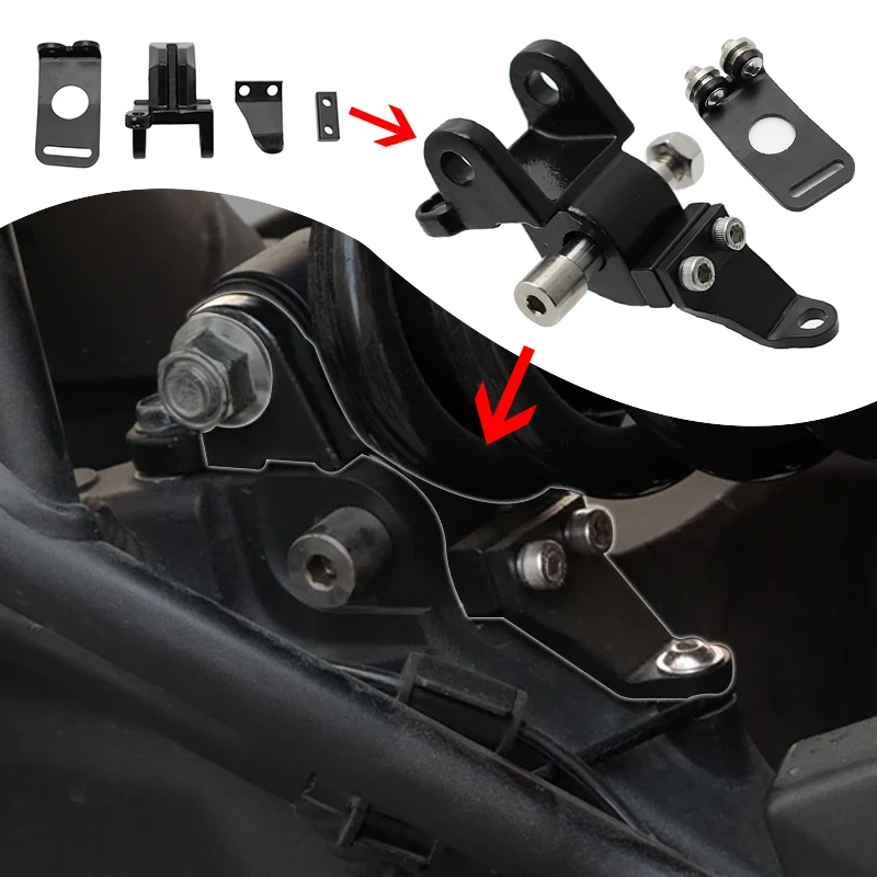 Motorcycle Body Front Lowering Link Kit Suspension Drop Lever For KAWASAKI VERSYS 650 VERSYS650 2014-2025 2023 2024