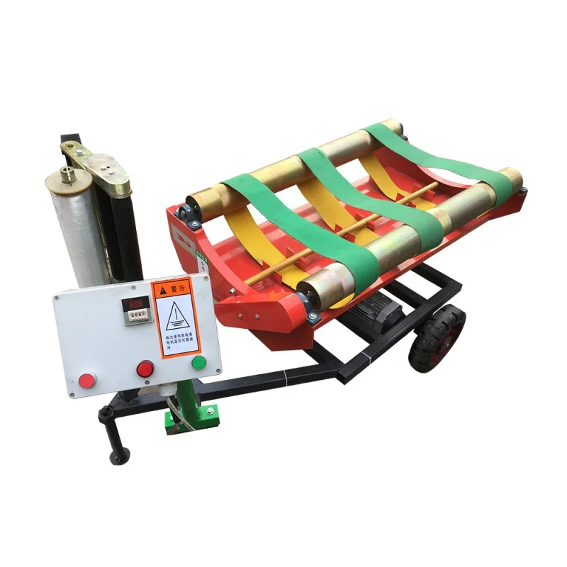 

5080 Model Electric Silage Baler Automatic Motor Or Engine Driven Guoan Mini Round Hay Bale Wrapper