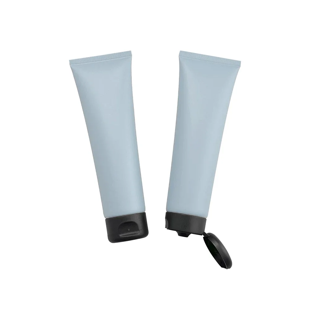50-unidades-lote-tubos-cosmeticos-suaves-de-100-ml-tubos-vacios-azules-mate-para-leche-limpiadora-botella-vacia-con-tapa-abatible-para-limpiador-facial-envase-para-maquillaje