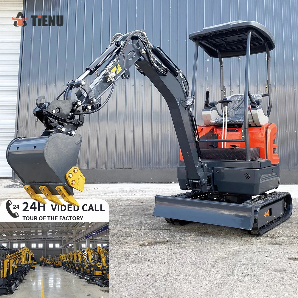 Great Performance Small Mini Excavator 2000kg Excavator With EPA Engine Park Beautification Compact Excavator