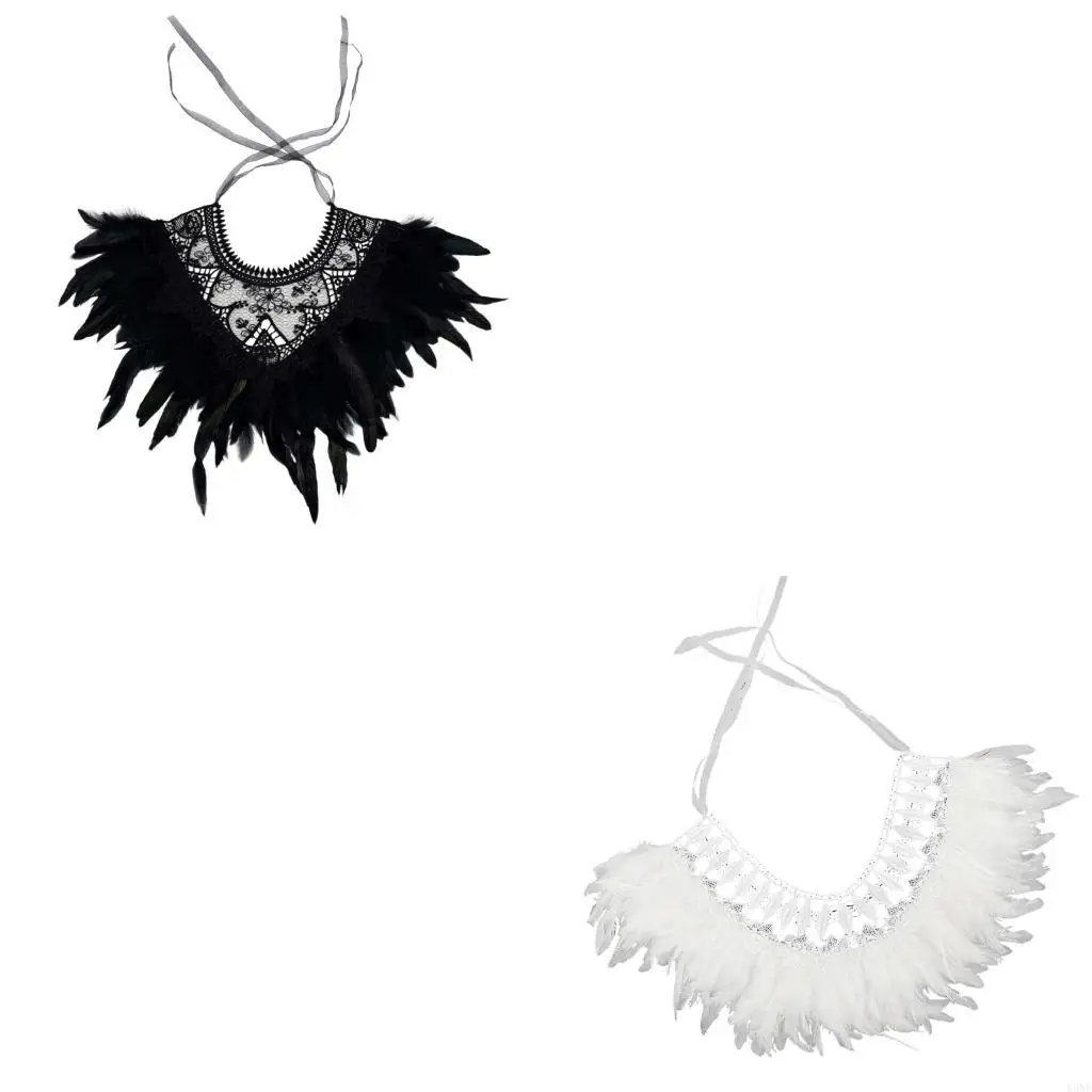 Y3NE Stylish Lace Cover Gothic Fashion Costume Shawl Wrap For Themed Gatherings And Special Celebrations