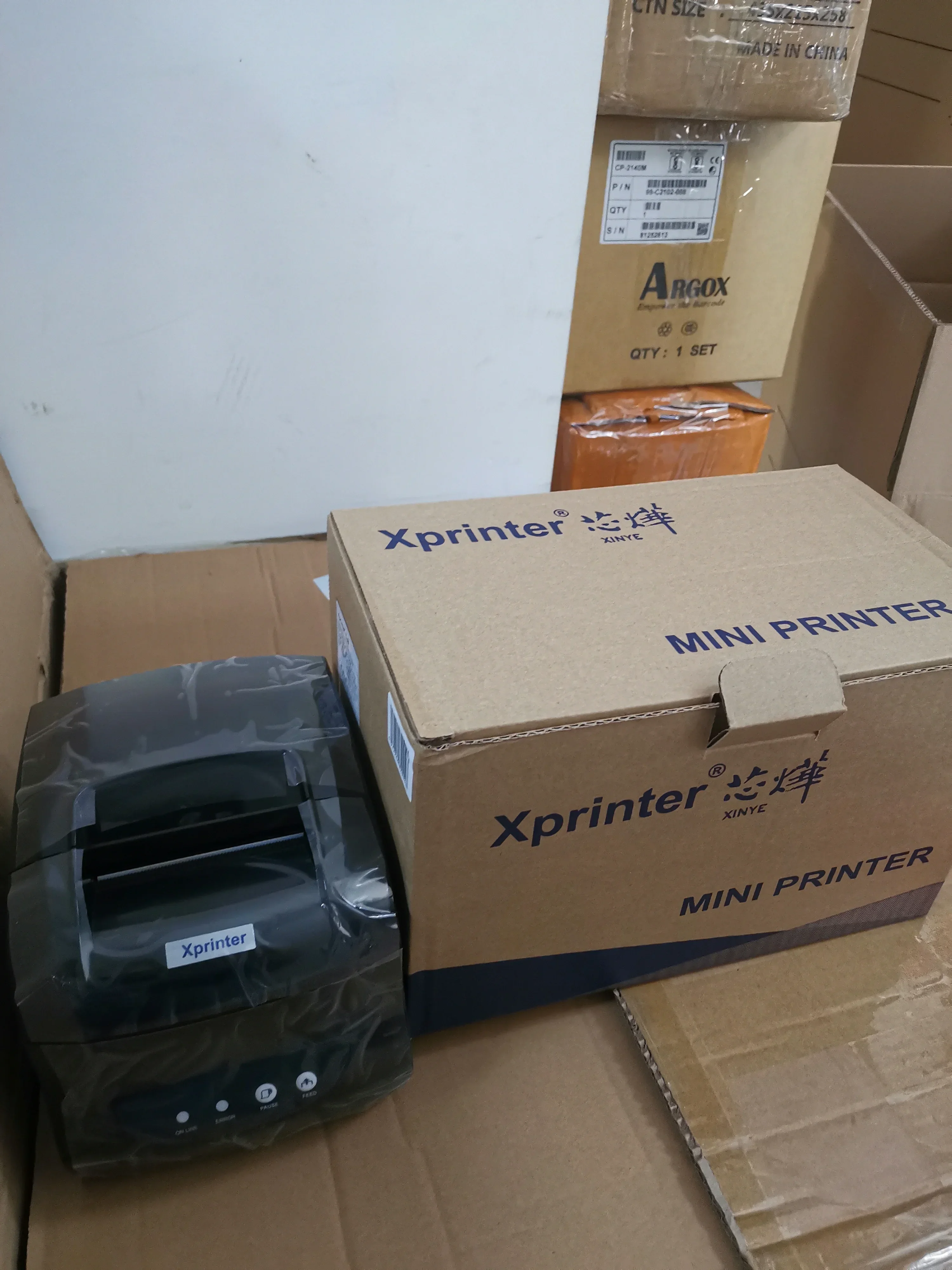 2025Xprinter XP-365B Mini Thermal Receipt Printer -Enabled POS Color Shipping Label Barcode Printing Express Invoice Ticket