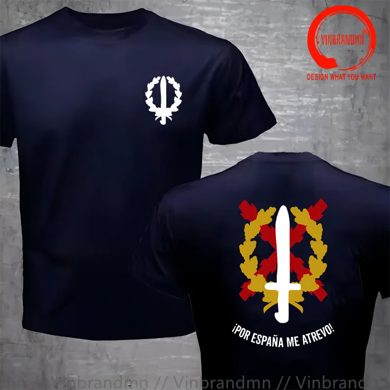 Mando de Operaciones Especiales del Ejercito de Tierra español. T-Shirt Short Sleeve Casual 100% Cotton Shirt