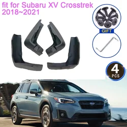 for Subaru XV Crosstrek 2018 2019 2020 2021 MudFlap Mudguards Splash Guards Fender Flare Front Rear Wheel Car Stying Accessories