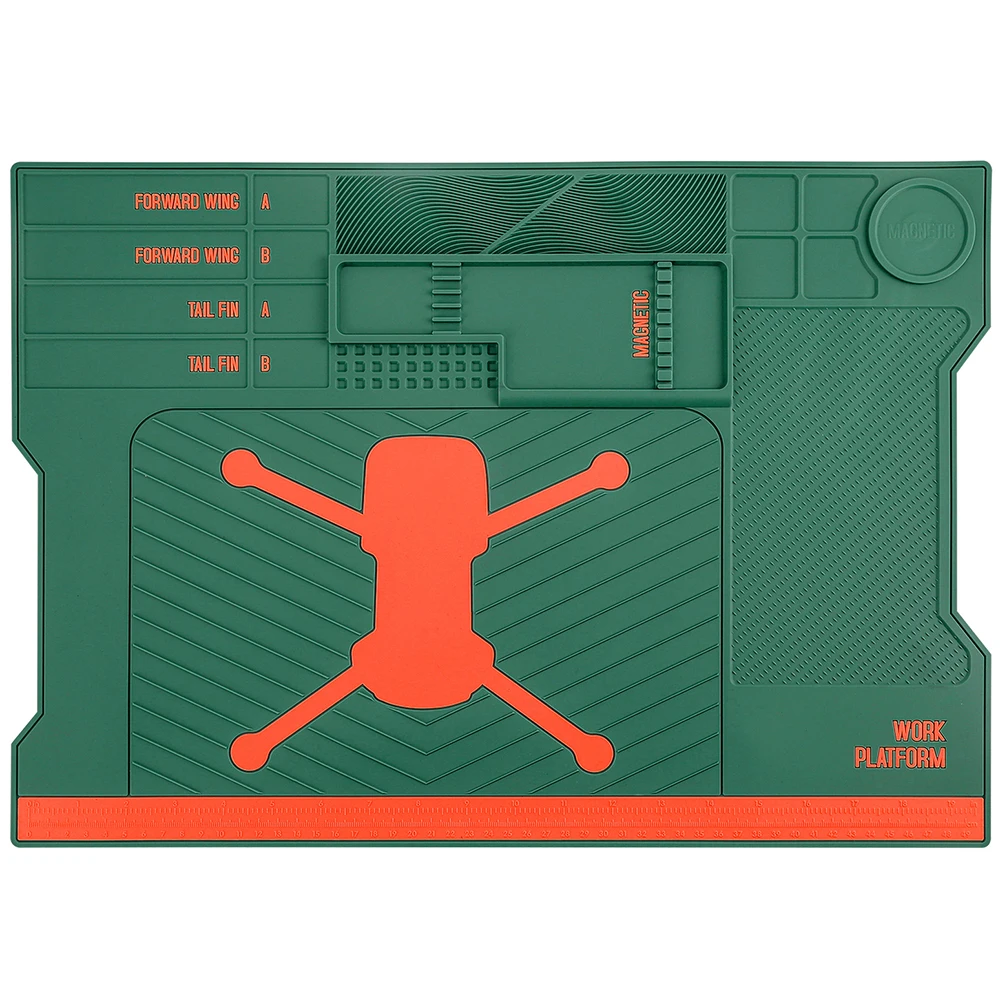 ESD Heat Insulation Working Pad Soldering Station Iron Phone Computer Repair Mat Magnetic Heat-resistant BGA Insulator Platform