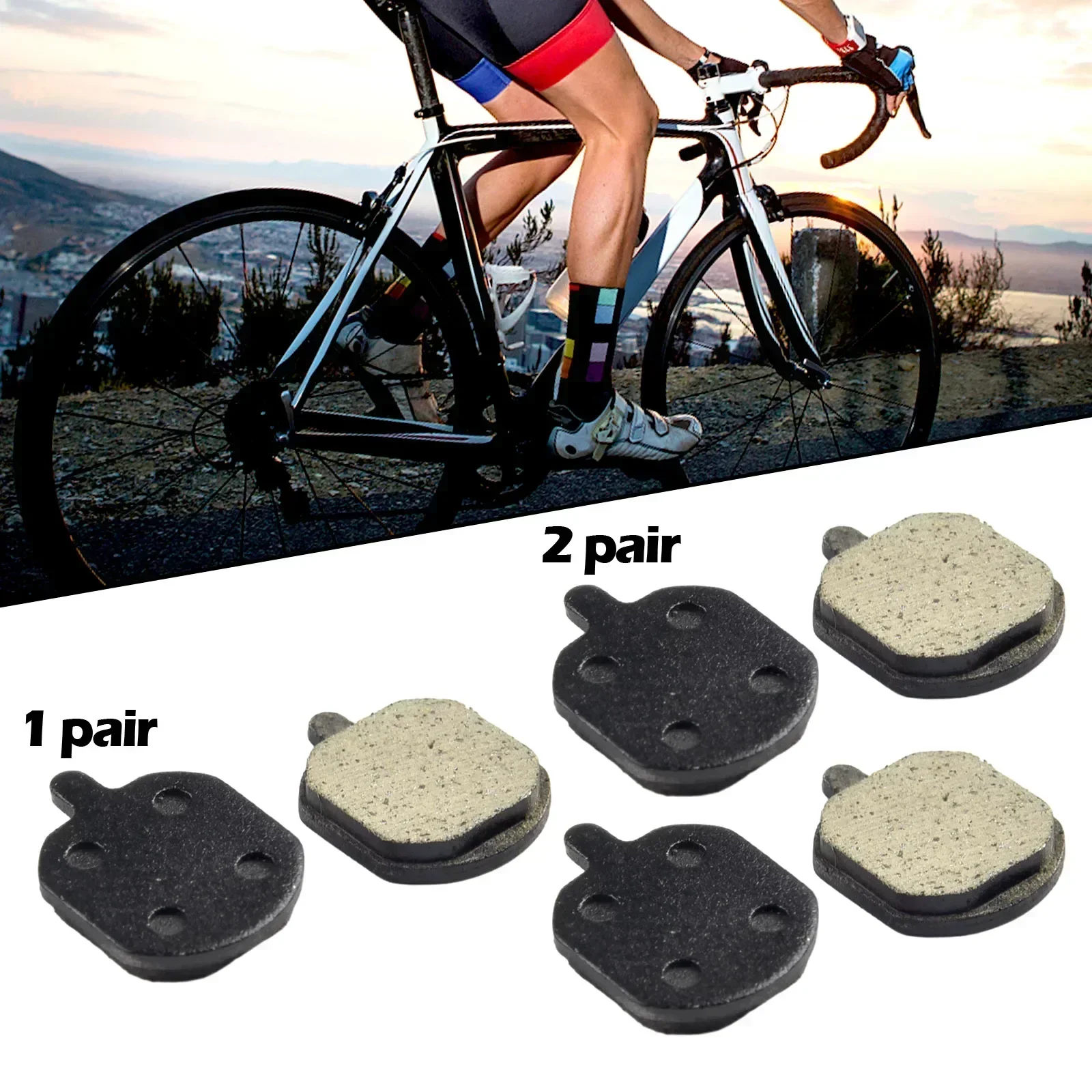Pastilhas de freio de resina de alto desempenho para HAYES SOLE MX2 MX3 MX4 MX5 CX5 GCX GX2 X3 Acessórios de bicicleta resistentes ao calor