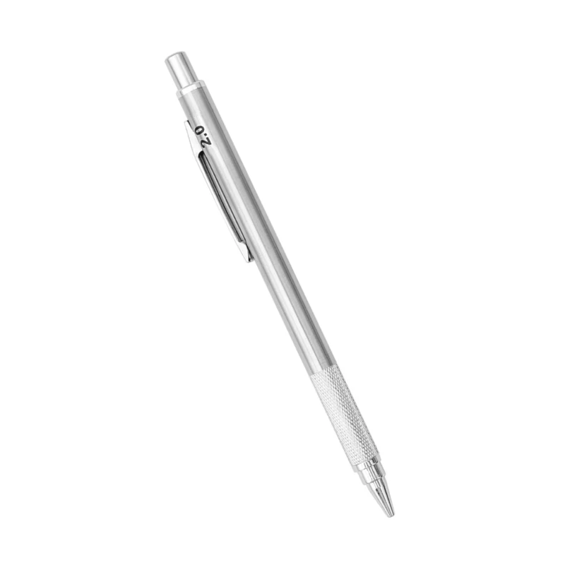 Mechanical Pencil Drawing Automatic Pencil, 0.30MM-2.0MM Metal Drafting Pencil for Student Painter Sketching Drawing