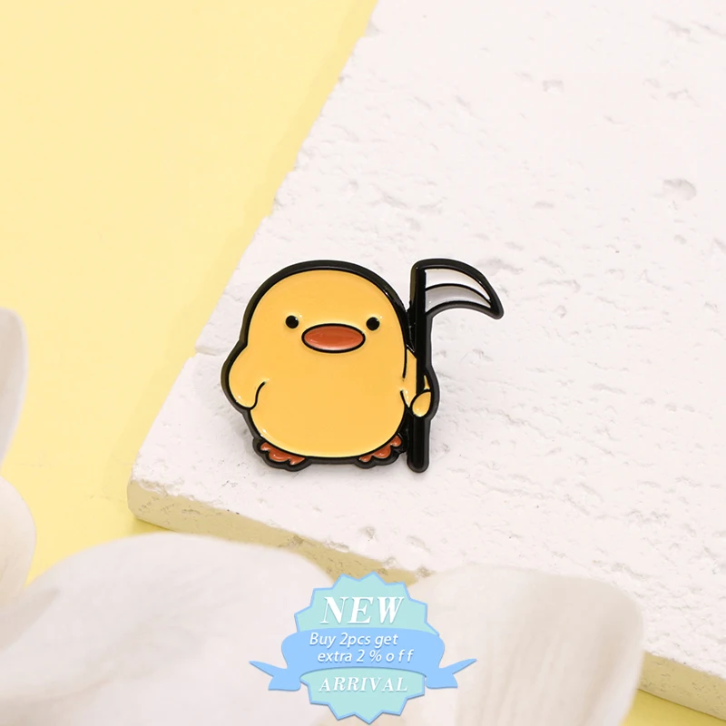 Cute Angel Duck Enamel Pins Be Aware I Am Reading Book Ducking Brooch Backpack Lapel Badge Funny Reading Jewelry For Kids Friend