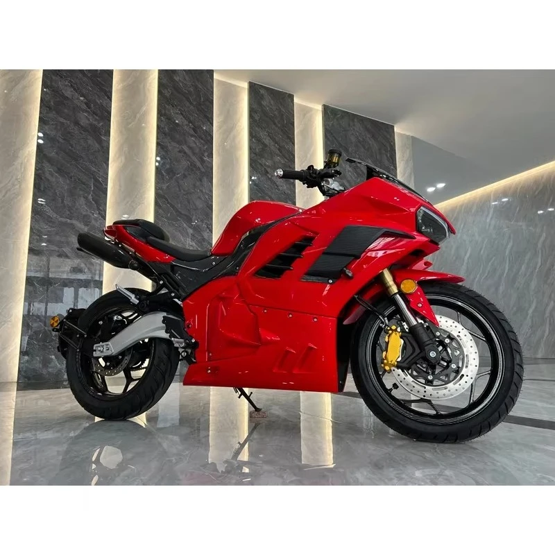 High Speed Electric Motorcycle with 3000w Center Chain Motor 130kmh for Adults