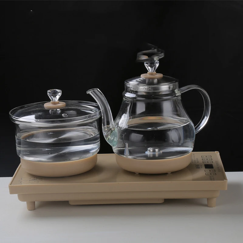 Electric Kettle and Tea Table Integrated Pumping Electromagnetic Stove Automatic Bottom Watering Samovar Kitchen Appliances