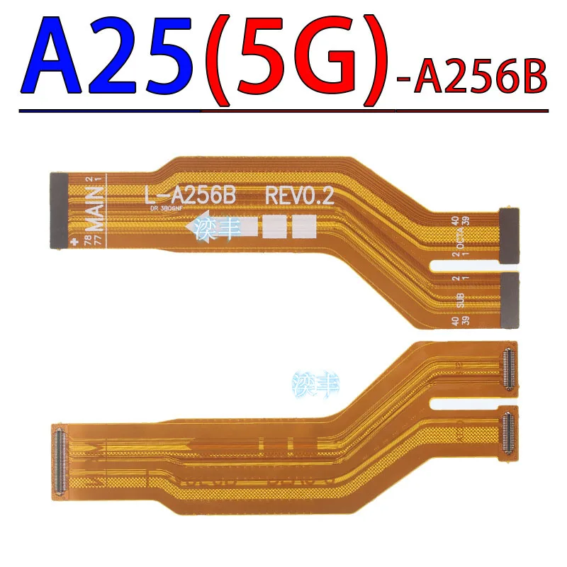 Cabo de conector para Samsung Galaxy, Placa Principal Flex, A34, A54, A33, A53, A73A15, A25, A35, A55, 4G, 5G