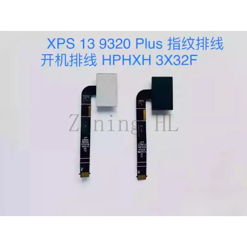 For Dell XPS 13 9320 Plus Fingerprint Power Button Switch Key 0HPHXH 3X32F