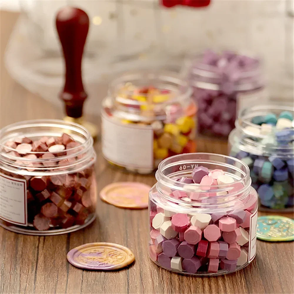 

170pcs Vintage Octagon Sealing Wax Stamp Beads for Wedding Invitation Cards Handmade Christmas Gifts Envelopes Sealing Wax