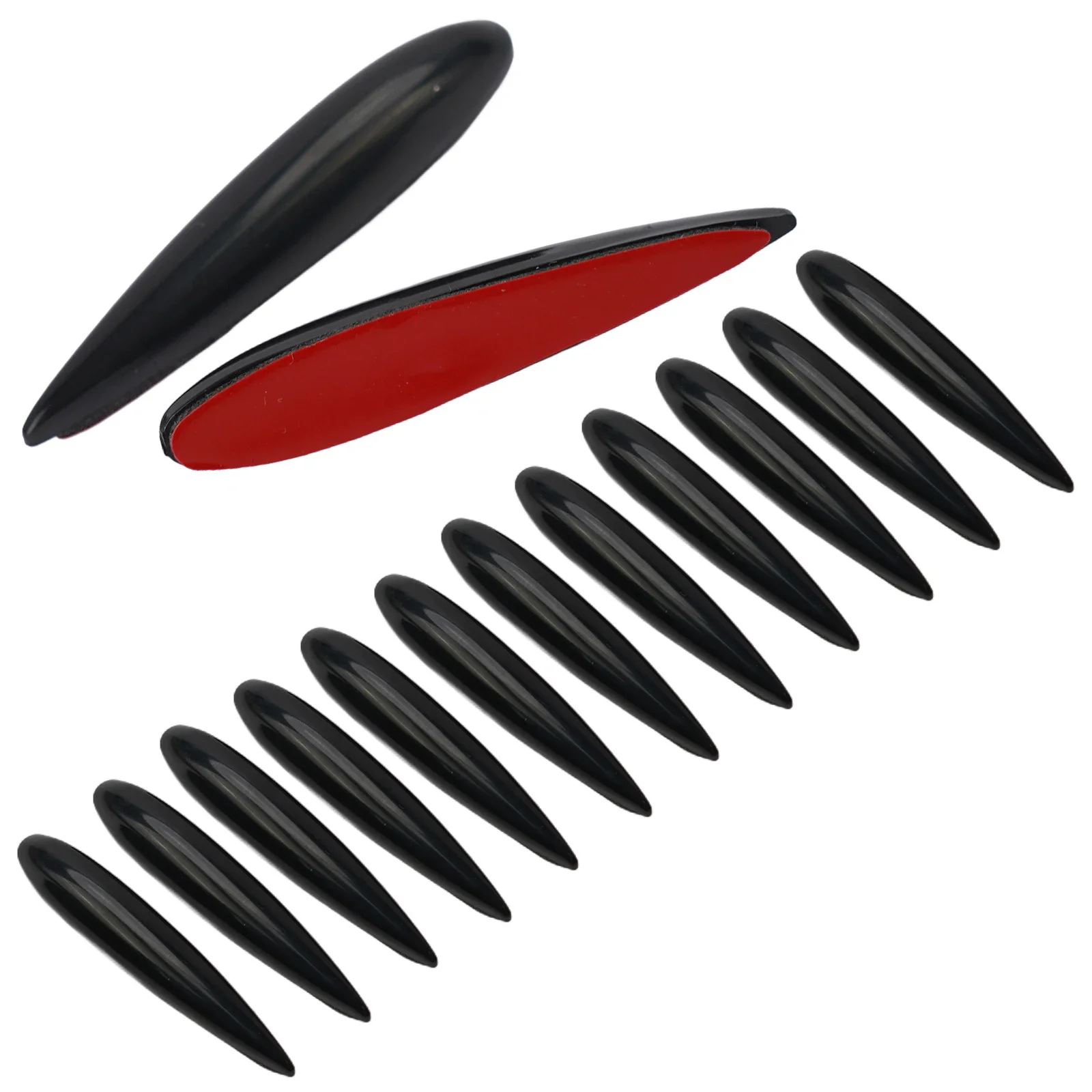 12pcs Car Protector Anti-scratch Door Edge Guard Trim Strip Bumper Protection Black/White/Silver Anti-collision Strip image 5