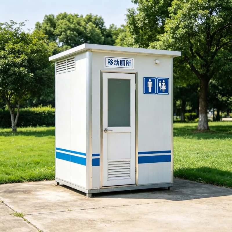 

Modern Detachable Outdoor Mobile Toilet Shower Rental Eco Friendly Steel Sandwich Panel for Office Building Hospital School Park
