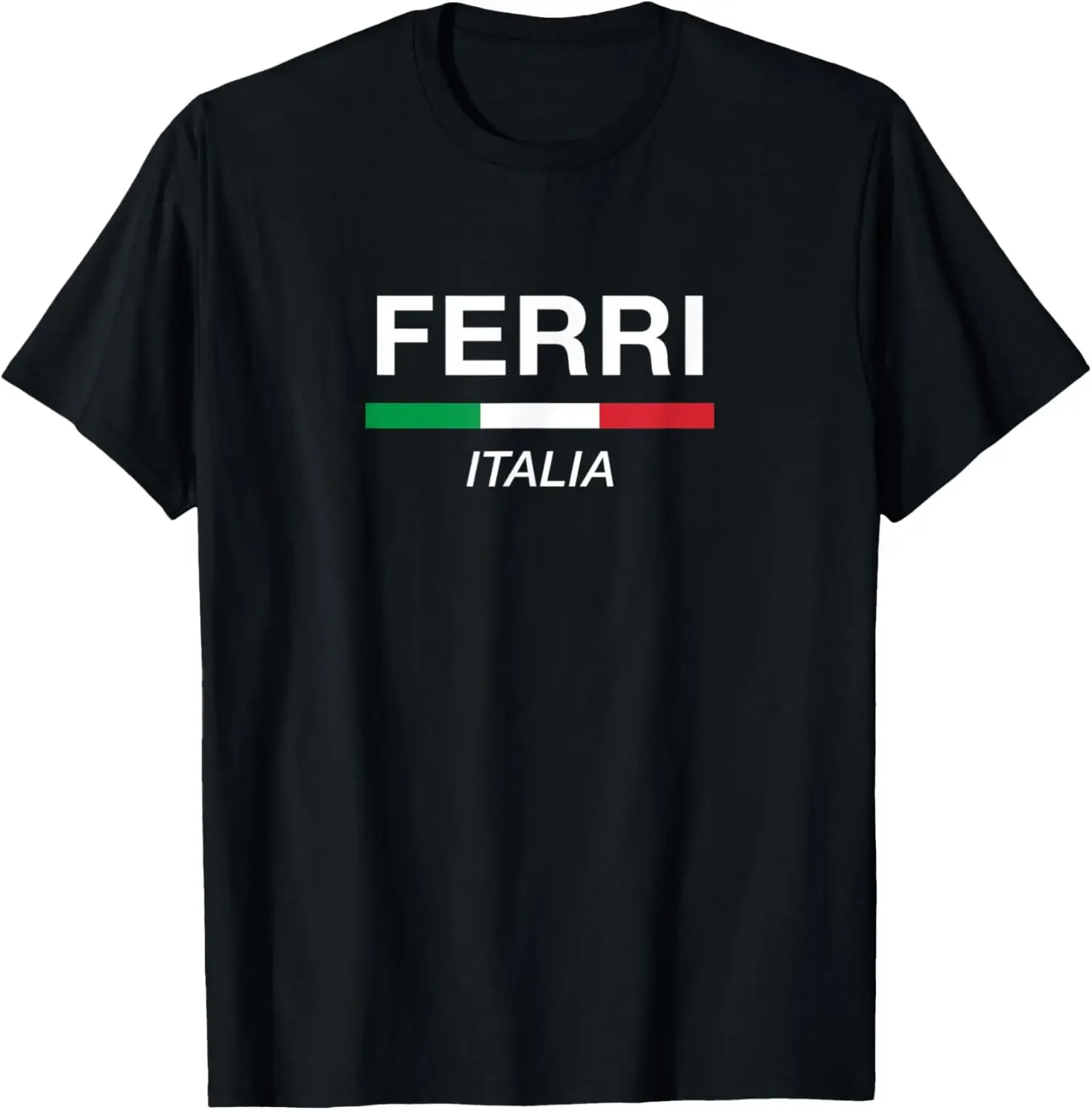 Ferri Italian Name Italy Flag Italia Family Surname T-Shirt