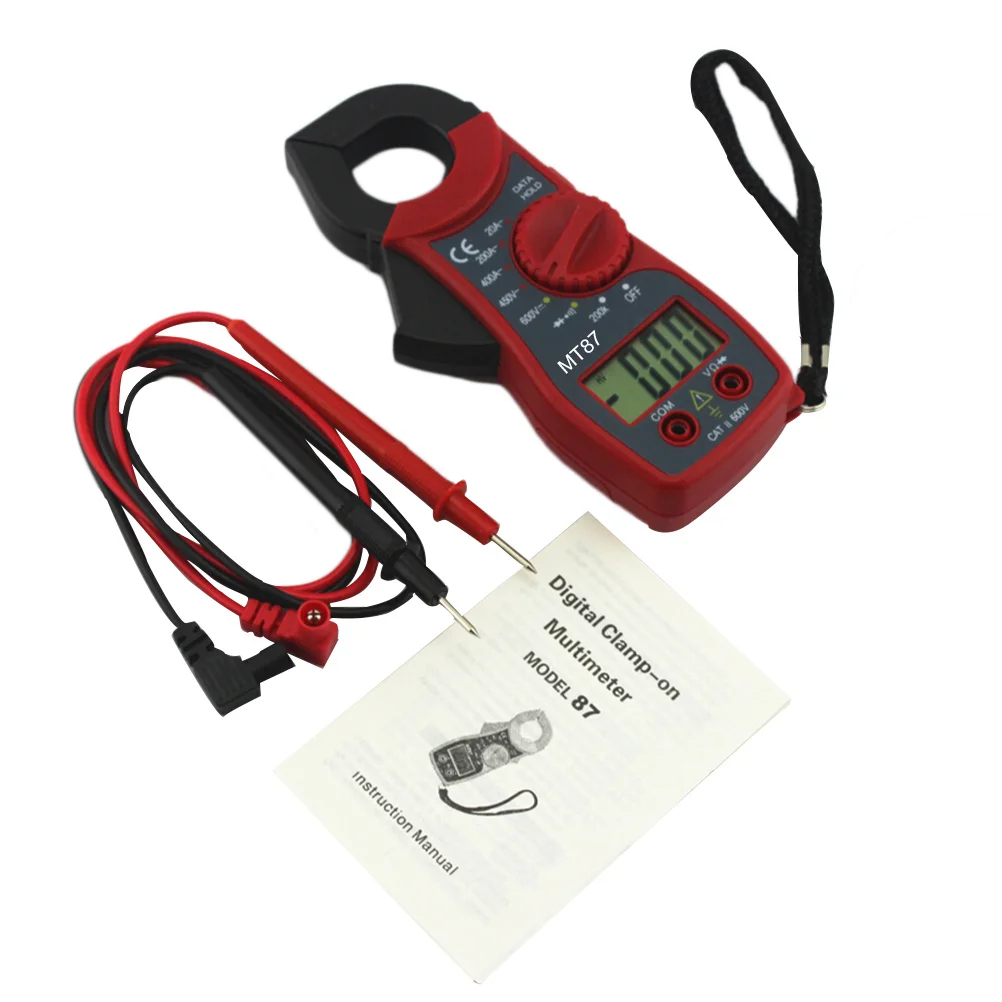 

Mt87 Digital Multimeter Clamp Voltage Current Tester Ac Dc Measurement Portable Multitester Meter Equipment Electronic Measuring