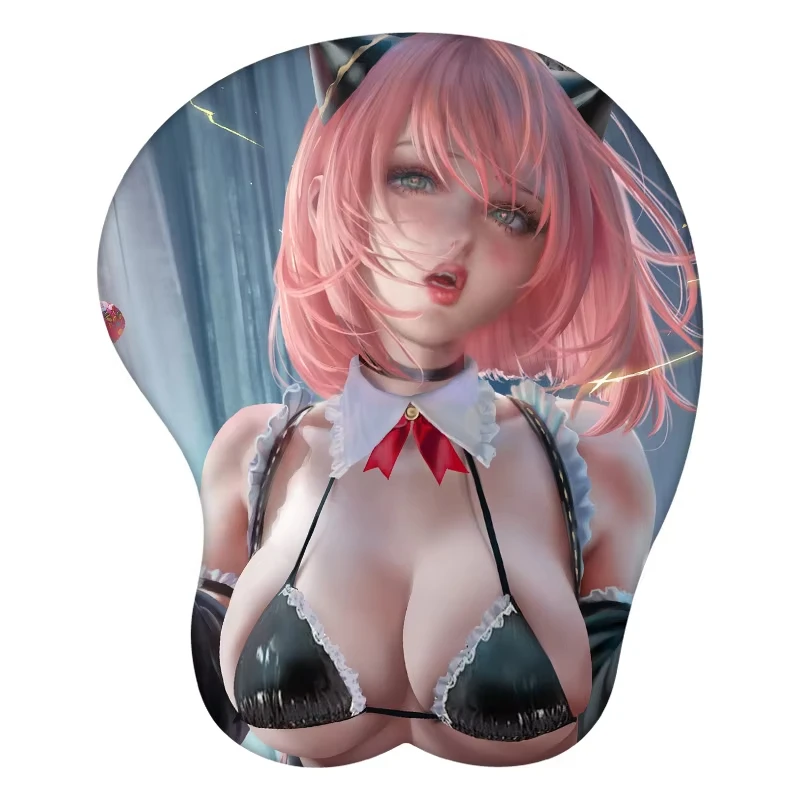 Anya Forger 3D Mouse Pad Anime Mousepad Wrist Rest Silicone Sexy Creative Gaming Mat Gift