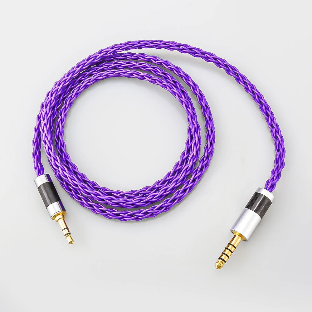 

Hifi 4.4mm to 3.5mm Audio cable silver plated 4.4mm Balance to 3.5 mm aux jack Balanced Audio Adapter Cable Male to Male