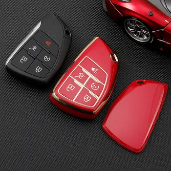 適用於雪佛蘭 Tahoe、Suburban、GMC Yukon、別克 ENVISION S Plus、Avenir 2020-2023 年 5/6 鍵車型的汽車鑰匙保護套 8 最佳銷售 別克昂科威 - №3