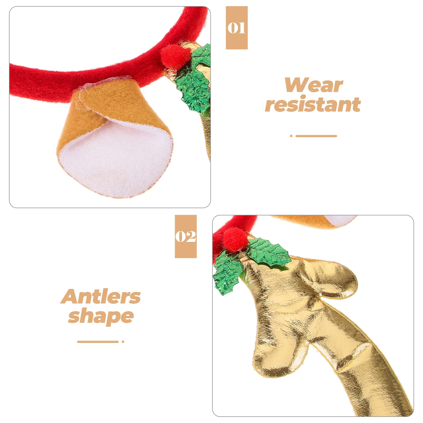 

Pet Hair Band Reindeer Antler Headbands Antlers Ears Has Supplies Cute Baby