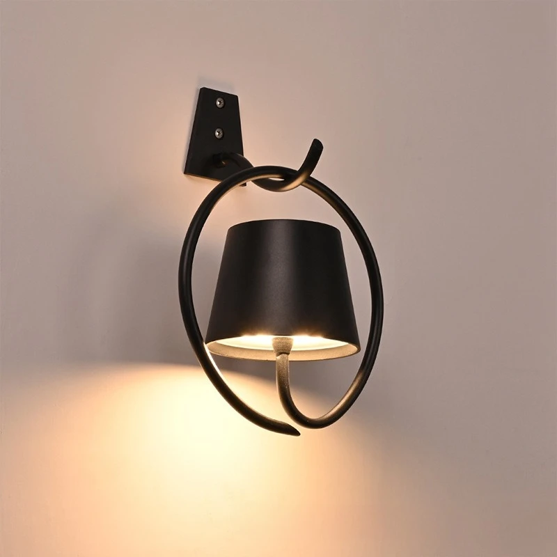 

Modern Minimalist Wall Lamps Charging Atmosphere Light Living Room Corridor Bedroom Study Wall Light Led
