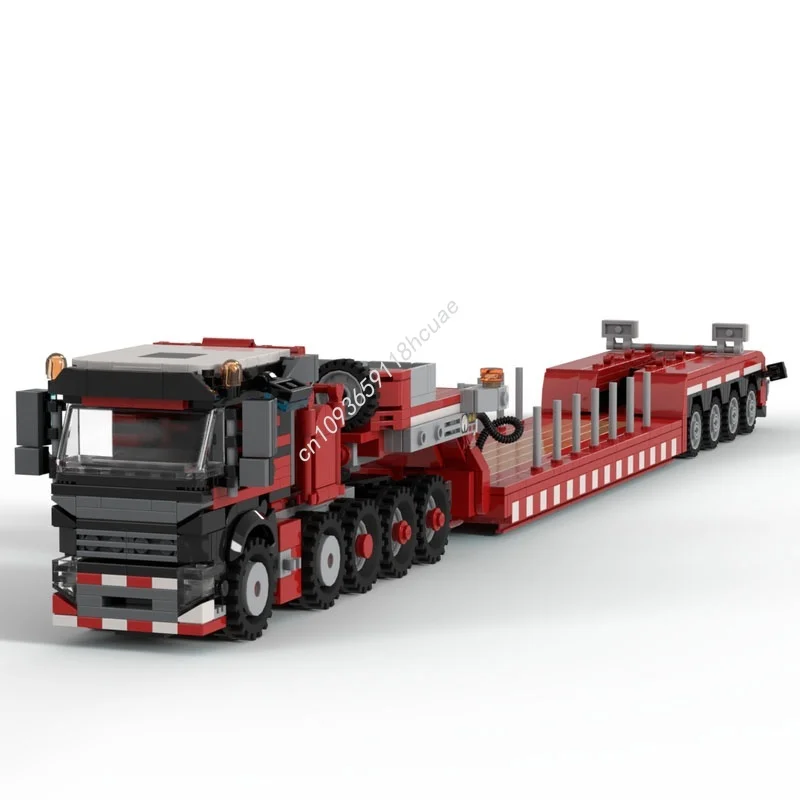 1175 قطعة MOC شبه جرار 0 4 قابلة للتمديد اليورو نموذج اللبنات العمارة لتقوم بها بنفسك فكرة هدايا عيد الميلاد ألعاب تعليمية الطوب