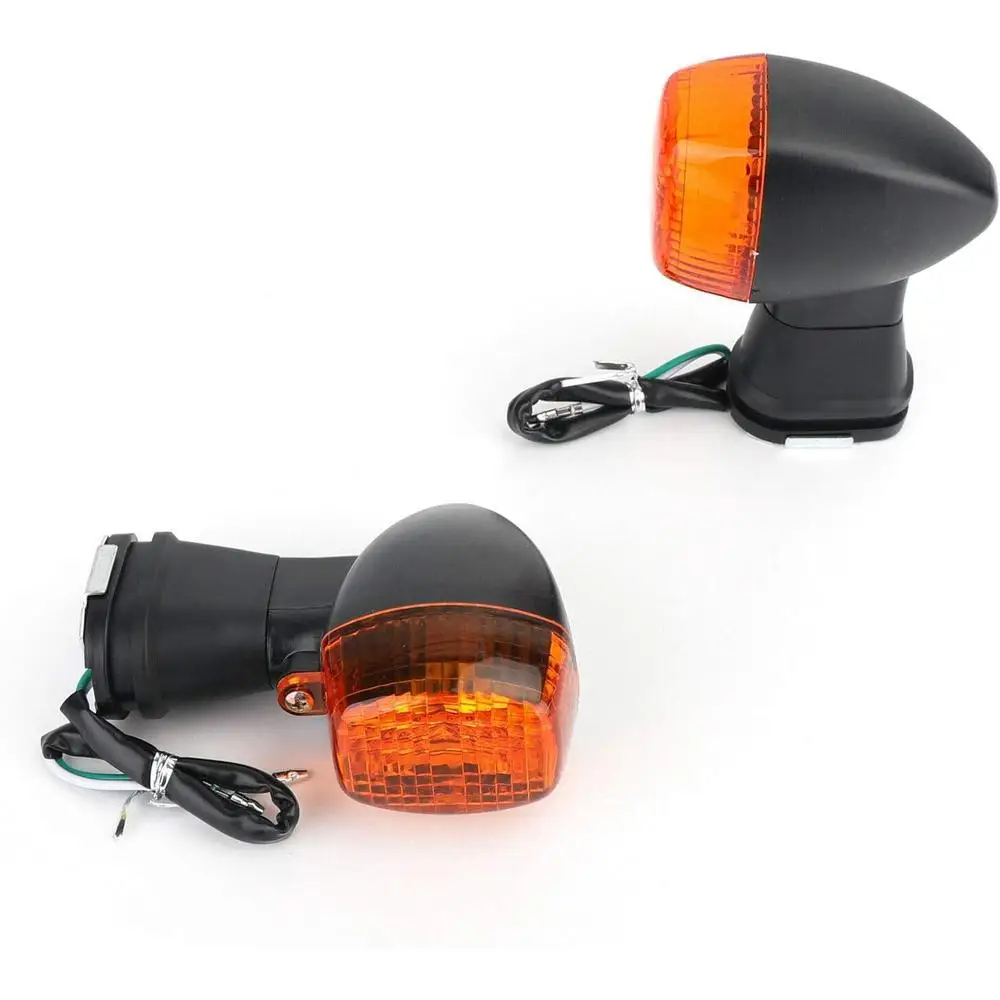 Universal Motorcycle LED Turn Signal Lights Amber Bullet Blinker Indicator for Honda Yamaha Suzuki Kawasaki Harley 12V