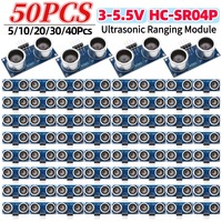 5-50PCS Ultrasonic Module HC-SR04P Distance Measuring Transducer Sensor 3-5.5V Voltage Wave Detector Ranging Module Component