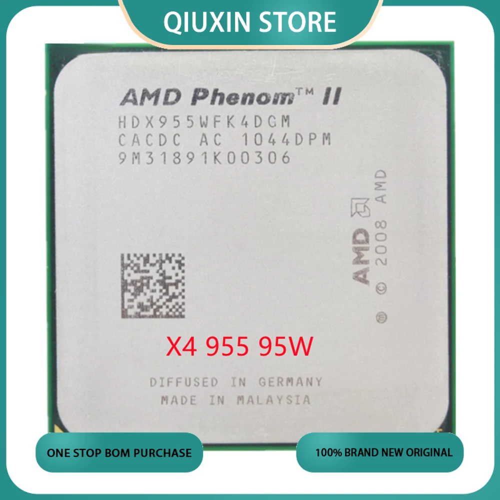 AMD Phenom II X4 955  Socket 3.2 GHz 95w Quad-Core  AM3 CPU Processor HDX955WFK4DGM/HDX955WFK4DGI