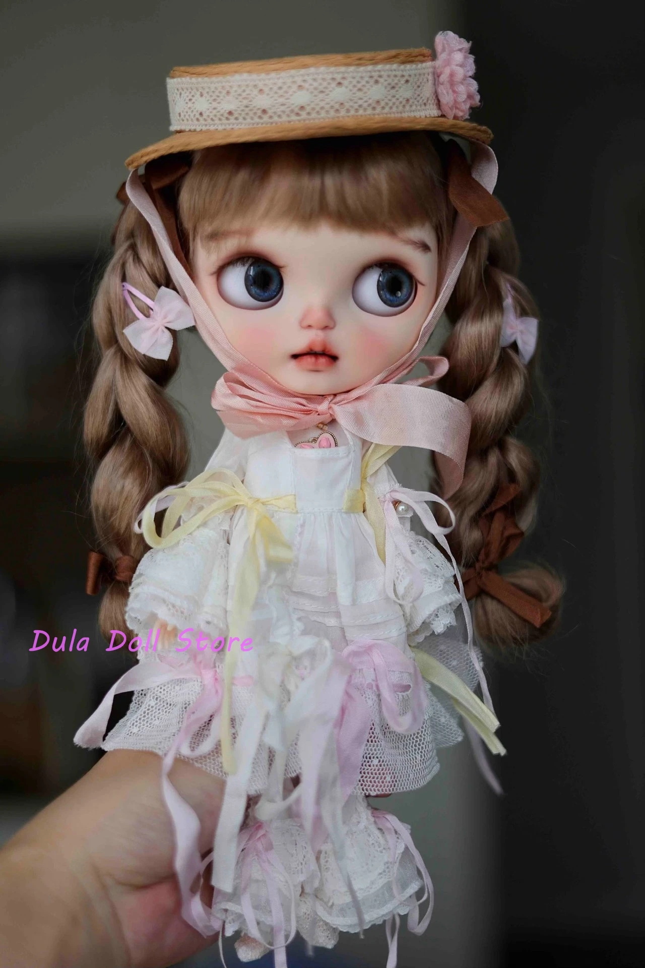 

Dula Doll Clothes Dress High count cotton ribbon design skirt Blythe ob24 ob22 Azone Licca ICY JerryB 1/6 Bjd Doll Accessories