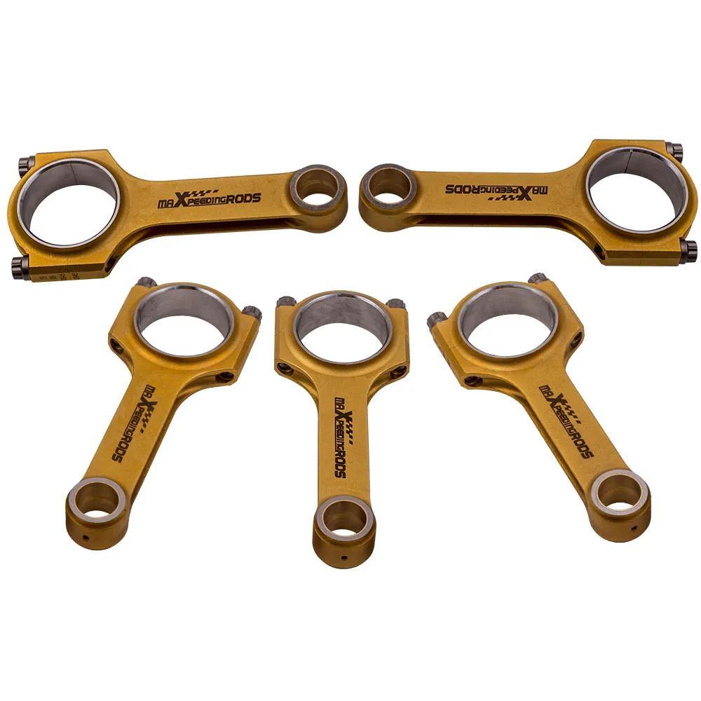 5x Titanizing 4340 Steel Connecting Rods+ARP2000 Bolts For Volvo 850 C70 139.5mm for  V70 MK II 1999-2008 Estate Conrod 4043