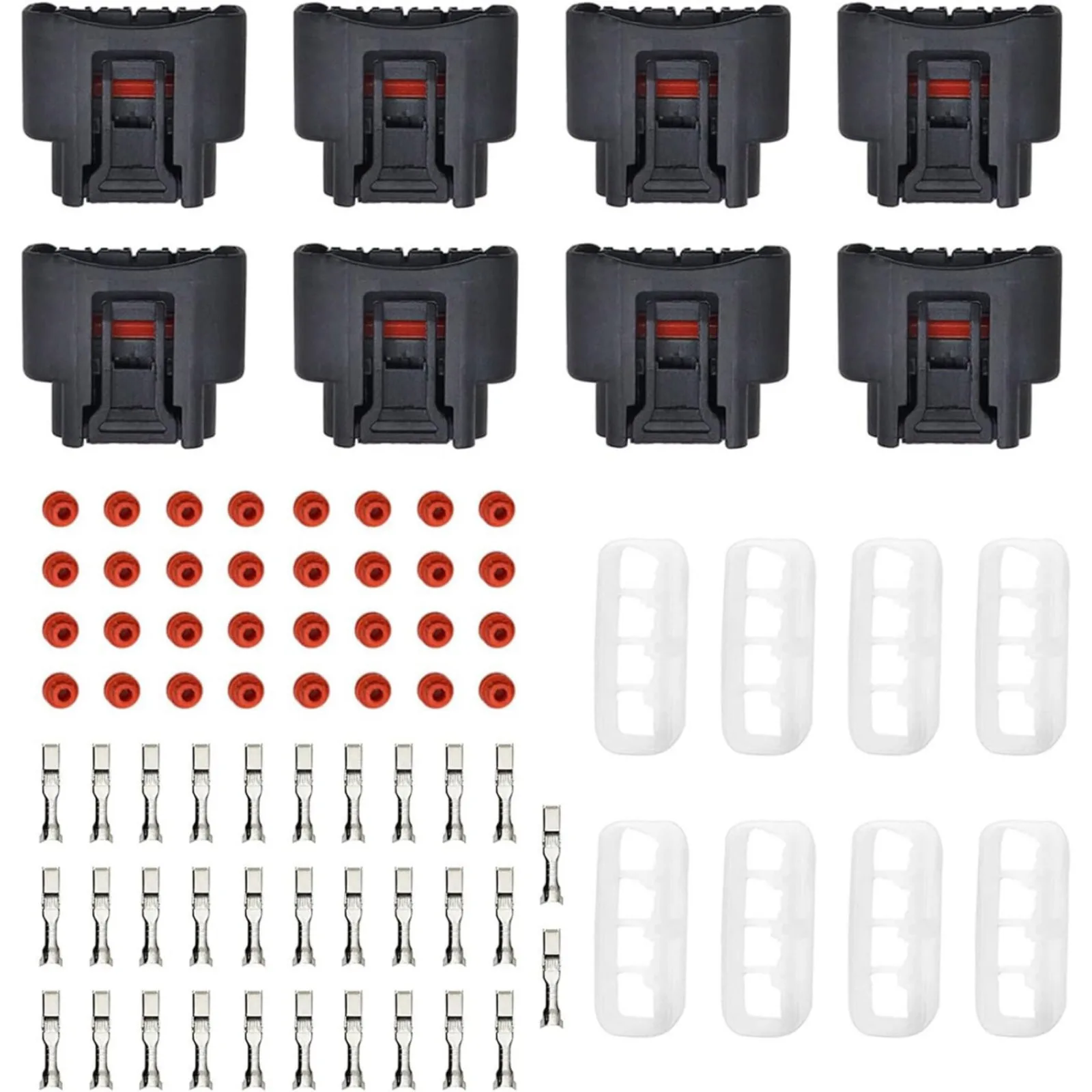 8Pcs/Set Ignition Coil Plug Connector 90980-11885 7283-7449 Replace For Toyota Camry Corolla Matrix Solara Scion Car Accessories