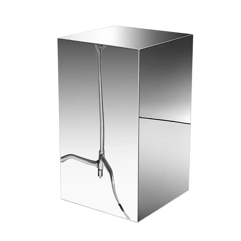 

8K mirror water ripple three-dimensional stainless steel decorative ornament display Zhongdao water table clothing model display