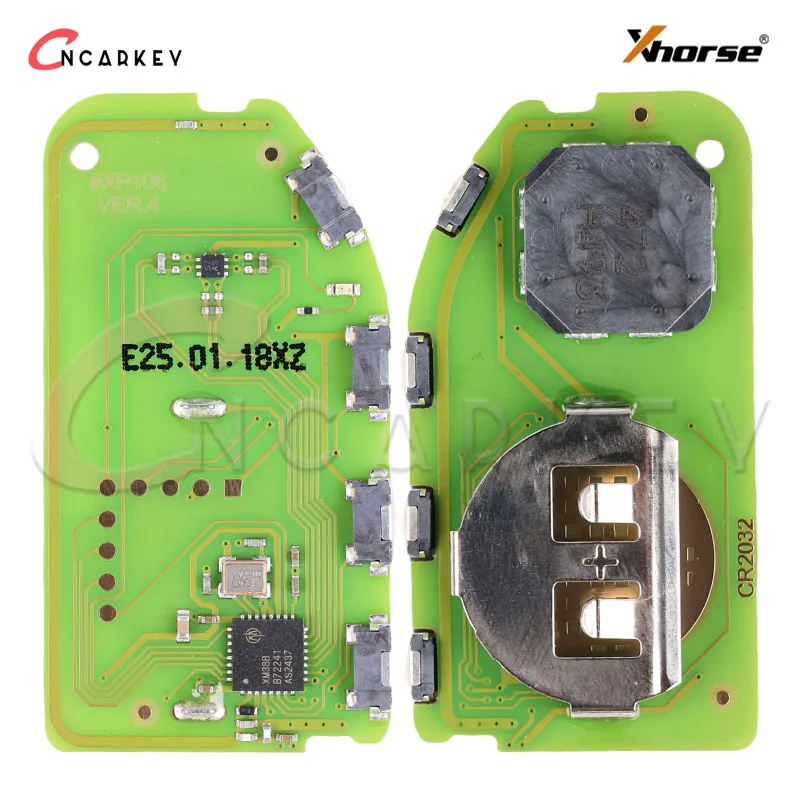 Xhorse VVDI XZKA82EN ثنائي الفينيل متعدد الكلور خاص حصريًا لسيارة Hyundai Kia العالمي القرب بدون مفتاح لوحة دوائر كهربائية جانبية 4 أزرار عالمية