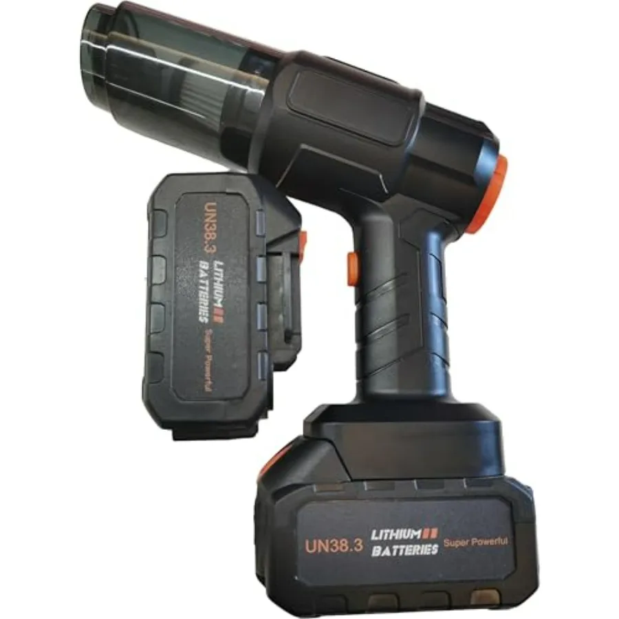 

Автомобильный пылесос Портативный беспроводной, мощный всасывающий и вентилятор, беспроводной ручной пылесос для автомобиля, дома, офиса, домашних животных (угольный черный)