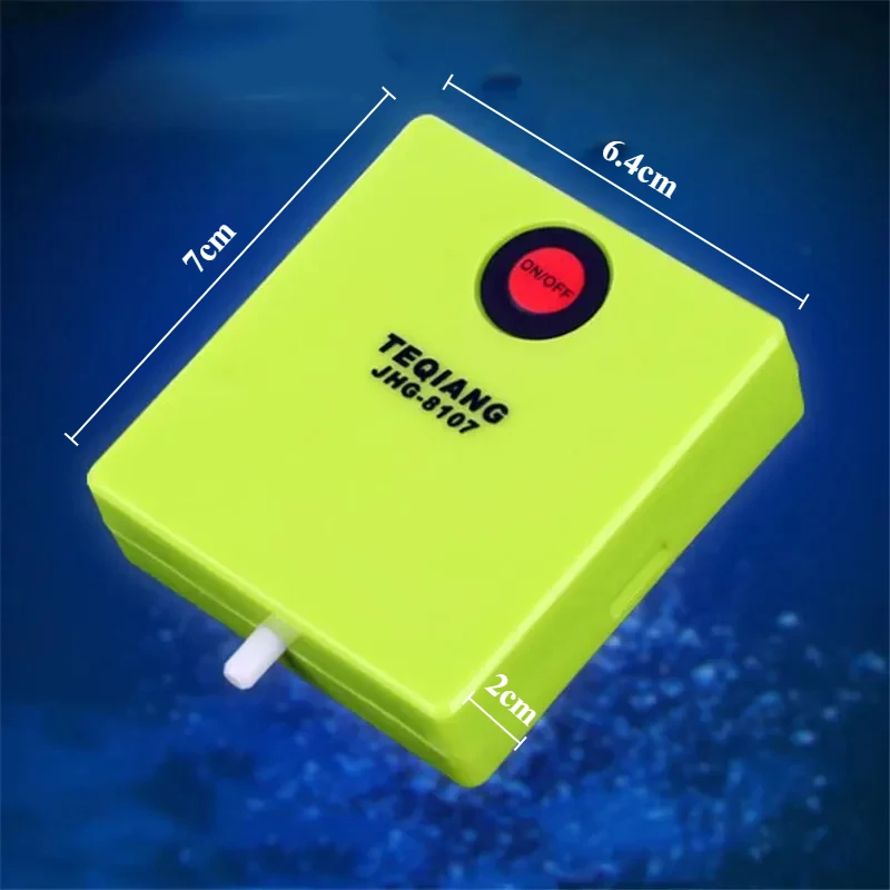 Ultra Silent Aquarium Air Pump Mini Single Outlet Dry Cell Battery Operated Fish Tank  Air Compressor Outdoor