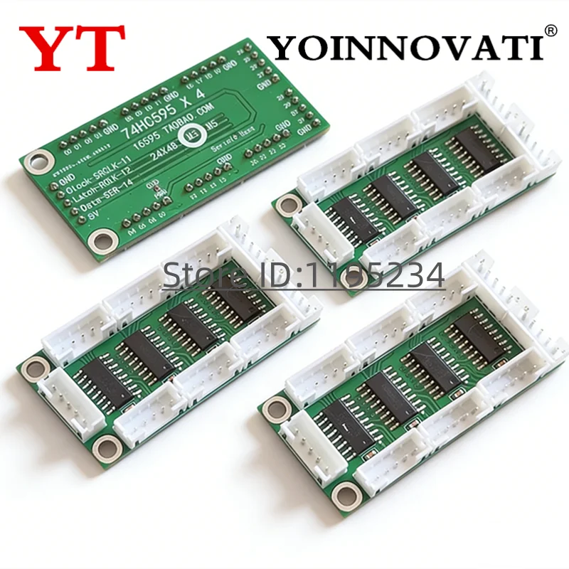1PCS 74HC595 Shift Register LED Output Module Pin Expansion Board