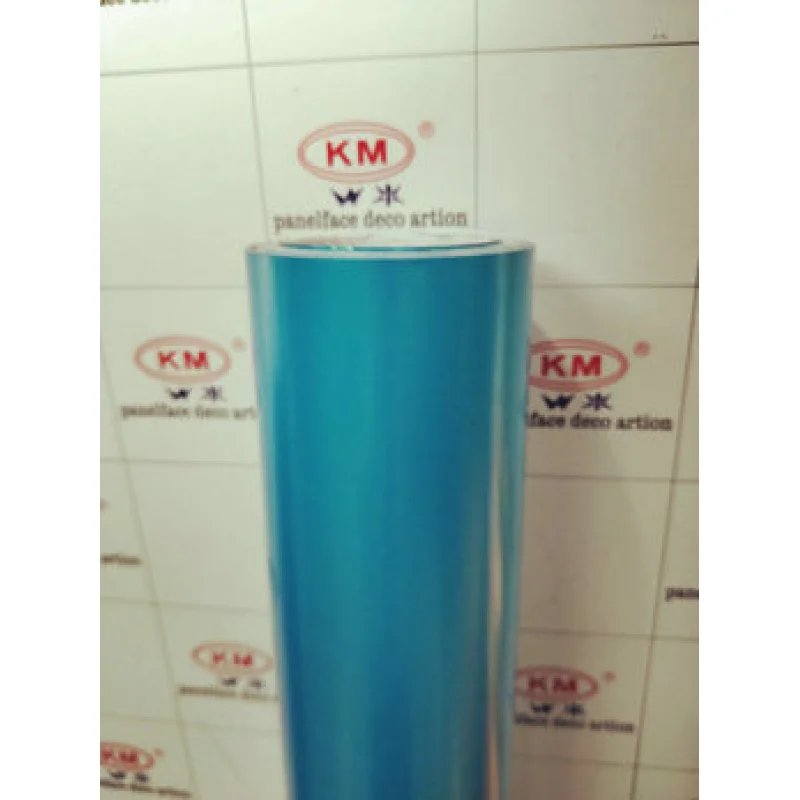 Electro-optical car decorative film 160gLow-viscosity-shaped guide groove Matte metallic color change film